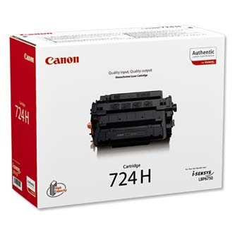 Canon originální toner CRG724H, black, 12500str., 3482B002, high capacity