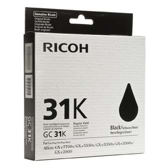 Ricoh originální gelová náplň 405688, black, typ GC 31, Ricoh GXe2600/GXe3000N/GXe3300N/GXe3350N