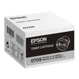 Epson originální toner C13S050709, black, 2500str.