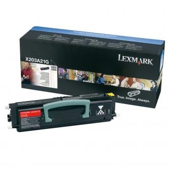 Lexmark originální toner X203A21G, black, 2500str.