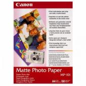 Canon Matte Photo Paper, foto papír, matný, bílý, A4, 170 g/m2, 50 ks, MP-101 A4, inkoustový