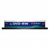 Verbatim DVD-RW, 43552, DataLife PLUS, 10-pack, 4.7GB, 4x, 12cm, General, Serl, cake box, Scratch Resistant, bez možnosti potisku