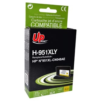 UPrint kompatibilní ink CN048AE, s CN048AE, HP 951XL, yellow, 1500str., 25ml, H-951XL-Y, pro HP Officejet Pro 8100 ePrinter